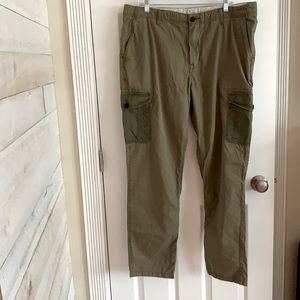 Lucky Brand Cargo Pants Army Green Size 38/32